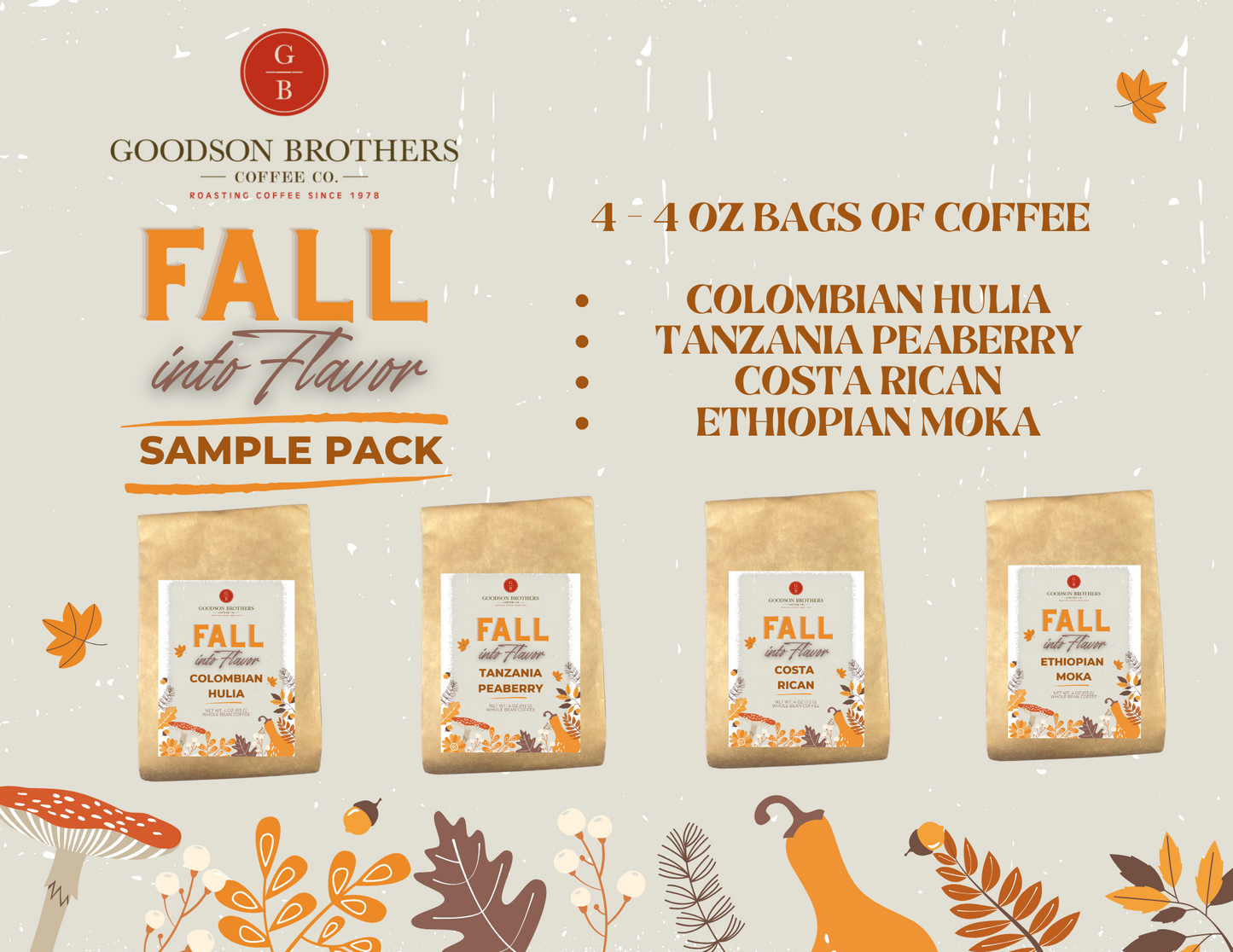 FALL INTO FLAVOR SAMPLE PACK